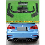 BMW F30 M3 Rear Diffuser Vorsteiner Style
