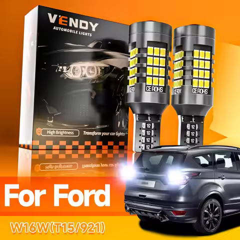 2x LED Reverse Light Blub Lamp W16W T15 921 Canbus For Ford C-Max Fiesta 5 6 7 Focus 3 4 Fusion Gala