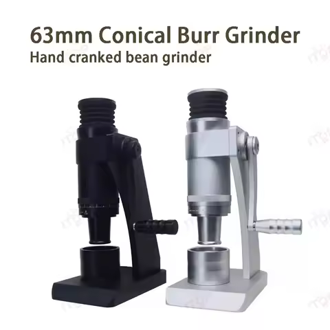 Hand Cranked 63mm Coffee Grinder Ghost Conical Burr Grindier For Turkish Coffee Espresso Mocha Exter