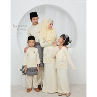 Baju Raya Set Family/Kyrana Baby Blue/Family Sets/Raya Sedondon/Baju Kurung/ Baju Melayu/Kurung Mode