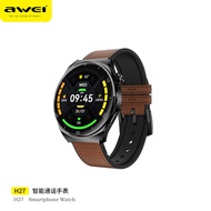 Awei H27 Smart Watch Full HD 1.43-inch AMOLED HD Touch Screen Wireless charging IPX68 Waterproof True Heart Rate Monitoring Multi Sports Mode smartwatchs for men women