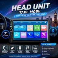 Pabokay Head Unit Tape Car 2 DIN Car MP5 Player Plug ISO 7 Inch - 7018B