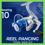 Haichao Orangesa Fishing Reel Spinning Fishing Reel TT4000 - Silver Blue