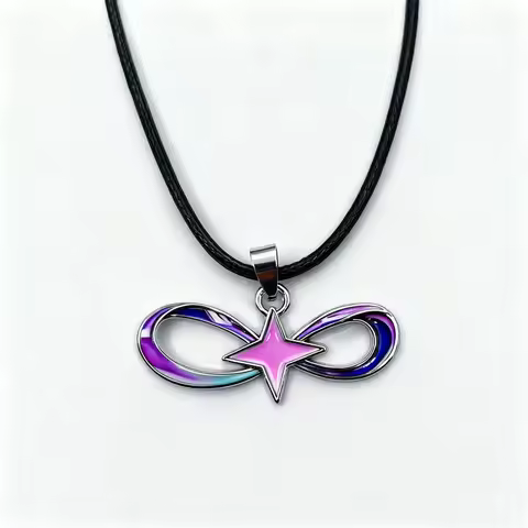 Anime Game Cyrene PhiLia093 Demiurge Pendant Cosplay Necklaces For Unisex Cosplay Jewelry Birthday G