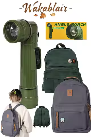 Fantasy Joel Ellie Cosplay Signal Lamp Bag Backpack School Shoulder Bag Travel Outdoor Rucksack Sear
