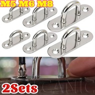 [Fast Delivery]1/2Sets 316 Stainless Steel Oval Hooks - Hardware Accessories - Wall Mounting Anchor 