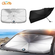 GTIOATO Car Sun Shade Foldable Car Sunshade Umbrella Car Parasol Auto Accessories Interior For BMW F