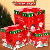 Newest Christmas Gift Box Set Of 3 Christmas Gift Boxes Best Christmas Christmas Ribbon Packing