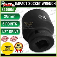 Hans 28mm Impact Socket Wrench Drive 84400M Black Socket Wrench hand socket 84400M28