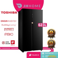 Toshiba Side By Side Inverter Refrigerator Ice Dispenser Model is Available (623L) GR-RS780WE/(591L) GR-RS682WE-PMY(06)