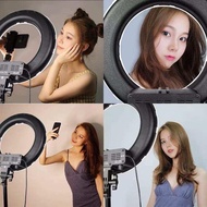 [READY STOCK] RING LIGHT 21 INCH (53CM) 18 INCH (45CM) UP TO 2.1 METER TALL HOLD 3 PHONE FOR TIKTOK 