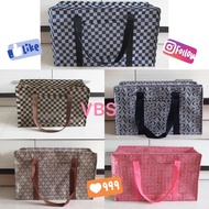 Recycle Reusable Foldable Laundry Bag Zipper Recycle Bag Storage Bag Waterproof Bag