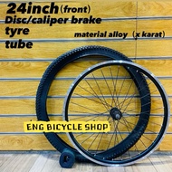 COMBO SET ALLOY RIM BASIKAL 24inch TAYAR TUBE/Tayar basikal/Tube basikal/Alloy rim basikal/Tyre bicy