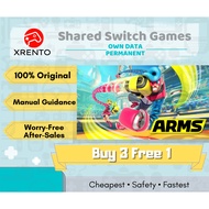 ⚡Buy 3 Free 1⚡Nintendo Switch Digital Arms Own Data Eshop