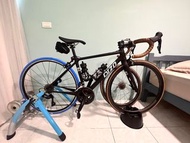DIZO s6 黑爵士全碳纖維+全碳輪框 腳踏車