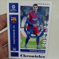 [Number Card] Odd player Card PANINI /99 Ferran Jutgà (FC Barcelona) 21/22