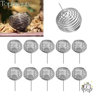 TOPBEAUTY 10pcs Bonsai Baskets, Small Plant With Spikes Gardening Fertilization Baskets, Stainless S