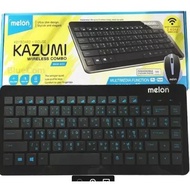 คีย์บอร์ด+เมาส์ ไร้สาย Keyboard+Mouse Wireless Combo Melon KAZUMI  MKM-400