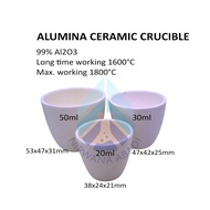Aluminum Krusibel Cup, Aluminum Crucible 99% Al2O3 without lid