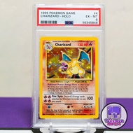 1999 初代 噴火龍 PSA 6 Base Set Charizard Holo Foil 4/102 閃卡 Pokemon 寵物小精靈 精靈寶可夢 PTCG TCG Card 卡牌 遊戲卡 全圖 