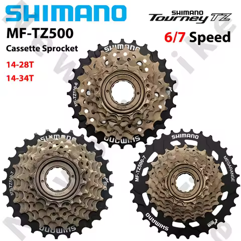 SHIMANO TOURNEY TZ500 7Speed 6S Multiple Freewheel MF-TZ500-7 MF-TZ500-6 14-28T 14-34T Cassette Spro