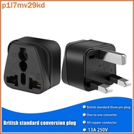 p1l7mv29kd Type G UK Power Socket Converter 13A Travel Plug Adapter AU EU US to UK - White Black ph