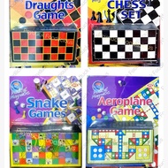 JHEE Magnetic Board Game (Draughts Game/Chess Set/Snake Games/Aeroplane Game)
