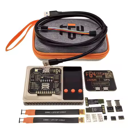2026 Newest F64 Flash 64 Lite Ultra toolbox , F64 ISP V2 ADAPTER/ EMMC&UFS 2 IN1 Flex cable