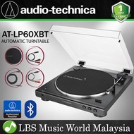 Audio Technica AT-LP60XBT Black Fully Automatic Wireless Belt-Drive Turntable with Bluetooth (ATLP60XBT AT LP60XBT)