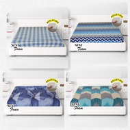 Sarung Tilam Berzip 90x200 120x200 145x200 Tebal 5cm Pelbagai Motif - Cadar Zip Pelindung Tilam
