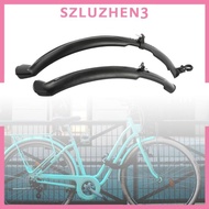 [Szluzhen3] Bike Mudguard Detachable Mudflap Mud Guard Front Rear Set for Road Bike Folding Bike Riding Mountain Bikes Replaces