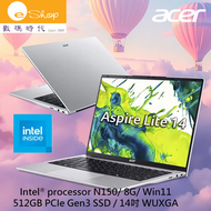acer - Aspire Lite AL14-32P-C3DY (N150/ 8GB RAM/ 512GB SSD) 手提電腦