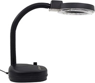 Table Lamp Magnifying Glass with LED Light 5 Times Bright HD Desktop Magnifying Glass Old Man Readin