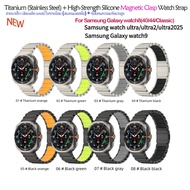 Suitable for Samsung Watch7 ultra/ultra2/ultra 2025 Titanium Strap Watch8/Watch9 Stainless Steel Str