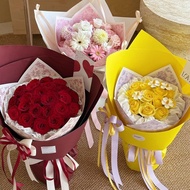 SHIOK 5pcs 5 Pointed Star Bouquet Lining Paper | 5 Keping Kertas Lapik Sejambak Bintang 5 Penjuru AC