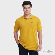 GALLOP : Mens Wear PIQUE POLO SHIRTS เสื้อโปโล ผ้าปิเก้ สีพื้น รุ่น GP9068 สี Mustard - เหลืองมัสตาร์ด / ราคาปกติ 1490.-