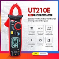 UNI-T UNI T Mini Clamp Meter UT210E ดิจิตอล True RMS AC/DC เครื่องทดสอบแรงดันไฟฟ้า VFC ประจุ Non Contact มัลติมิเตอร์