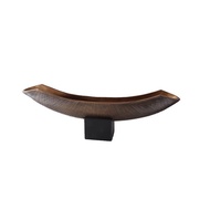 Creative Home New Chinese Resin Living Room Boat-Shaped Retro Ornaments Sales Office Tray Entrance M