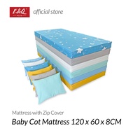 ENQ Baby Cot Zip Cover Mattress / Zip Sarung baby tilam / Comfortable Mattress / Baby Cot Mattress /