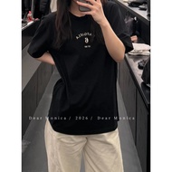 [Monica] 66666 | MM6 26 New Style Letter Print Short Sleeve T-Shirt
