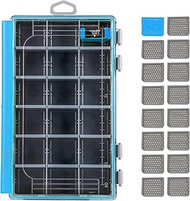 RUNCL Waterproof Fishing Tackle Box,1Pcs Blue, 3600