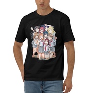 Aqours Love Live Sunshine Fashion Clothing Round T Shirt