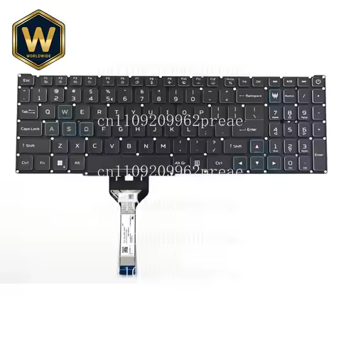 S For Acer Predator Helios 300 PH315-54/PH315-55/PH317-55/PH317-56 Series Laptop US Layout Backlit K