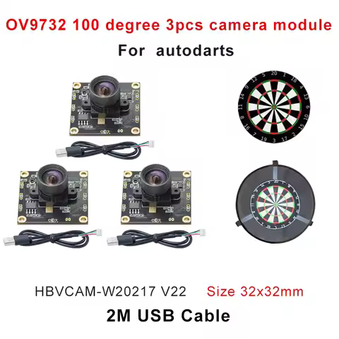 HBV OV9732/OV2710 100 degree 1MP/2MP camera module for autodarts io scoring system