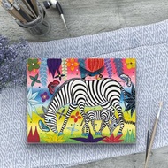 【U476 斑馬家族】坦尚尼亞手繪畫作,掛畫,居家裝飾,禮物