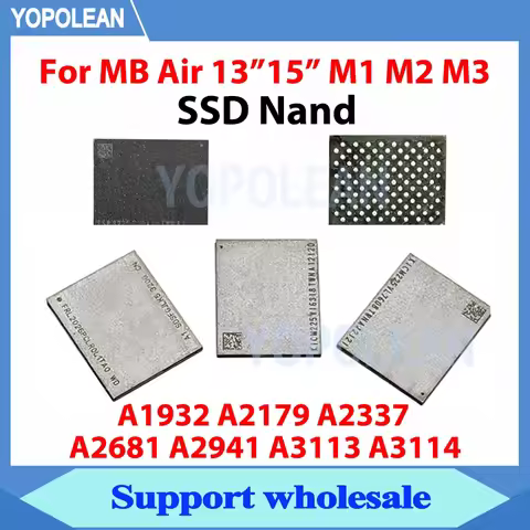 Tested Ssd Nand Chip Ic 256GB 512GB 1TB 2TB For Macbook Air A1932 A2179 A2337 A2338 A2681 A2941 A311