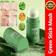 Green Stick Mask | Greentea Mask Stick Meidian/Blackhead Mask/Bruntusan Acne Contents 40gr ORIGINAL
