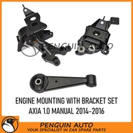 PERODUA AXIA 1.0 2014-2016 MANUAL ENGINE MOUNTING WITH BRACKET PREMIUM QUALITY 1SET