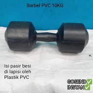 Dumbbell PVC 10KG dambel Barbbell dumbbell dumbell dumble Weight Lifting Tool 10KG | 10 Kilos | 10 K