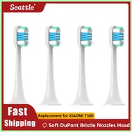 [HOT QASLSSER SDFVCXC 157] 4pcs Set Replacement for XIAOMI T300/500/700 Brush Heads Onic Electric To